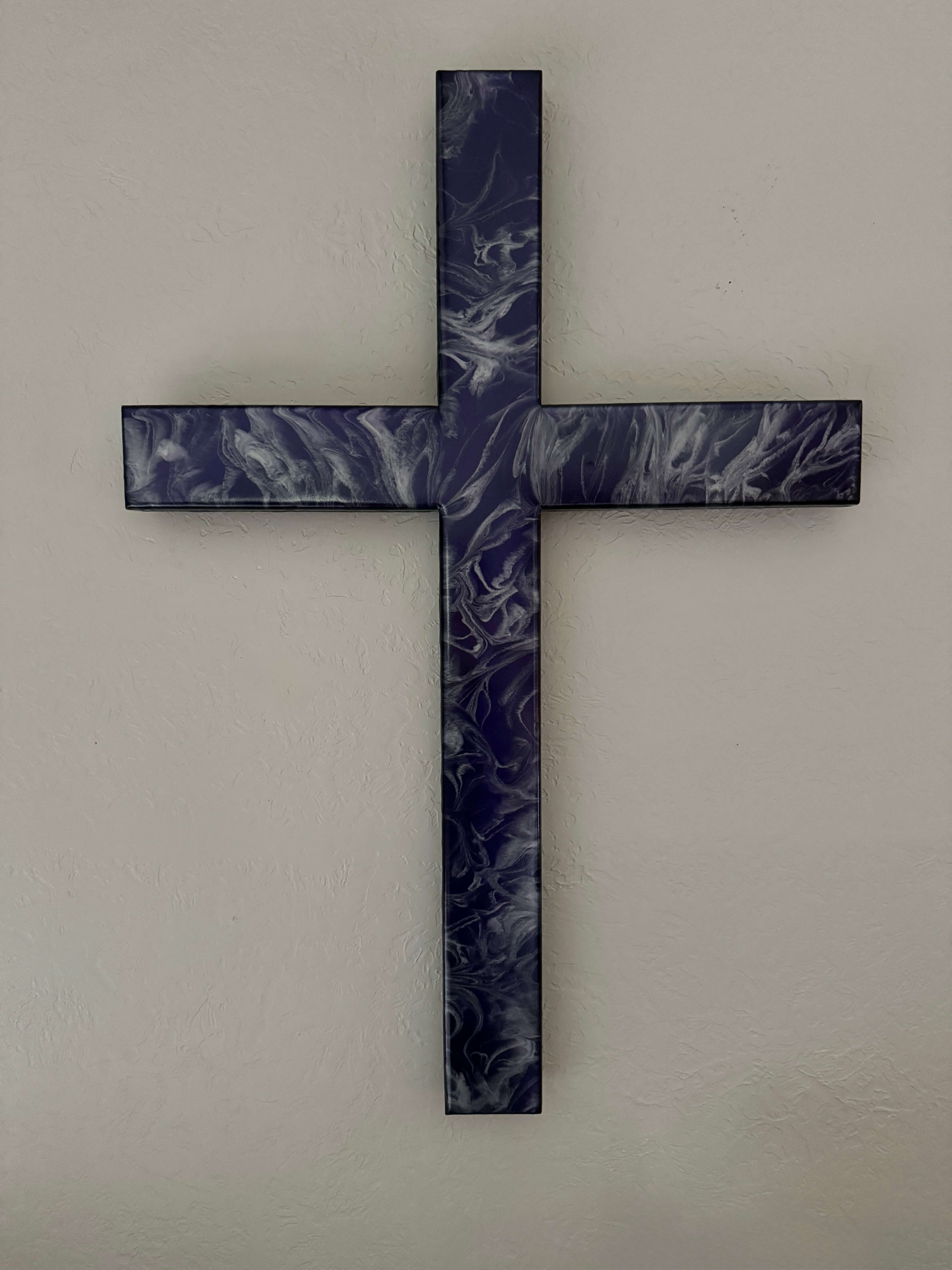 Photo of Handcrafted Epoxy/Wood Crosses